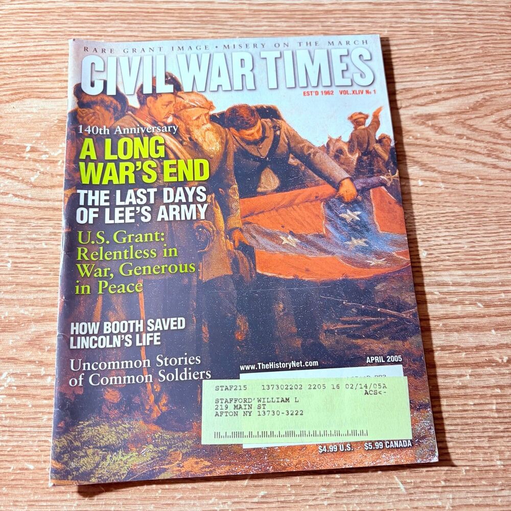 Civil War Times Magazine Apr 2005